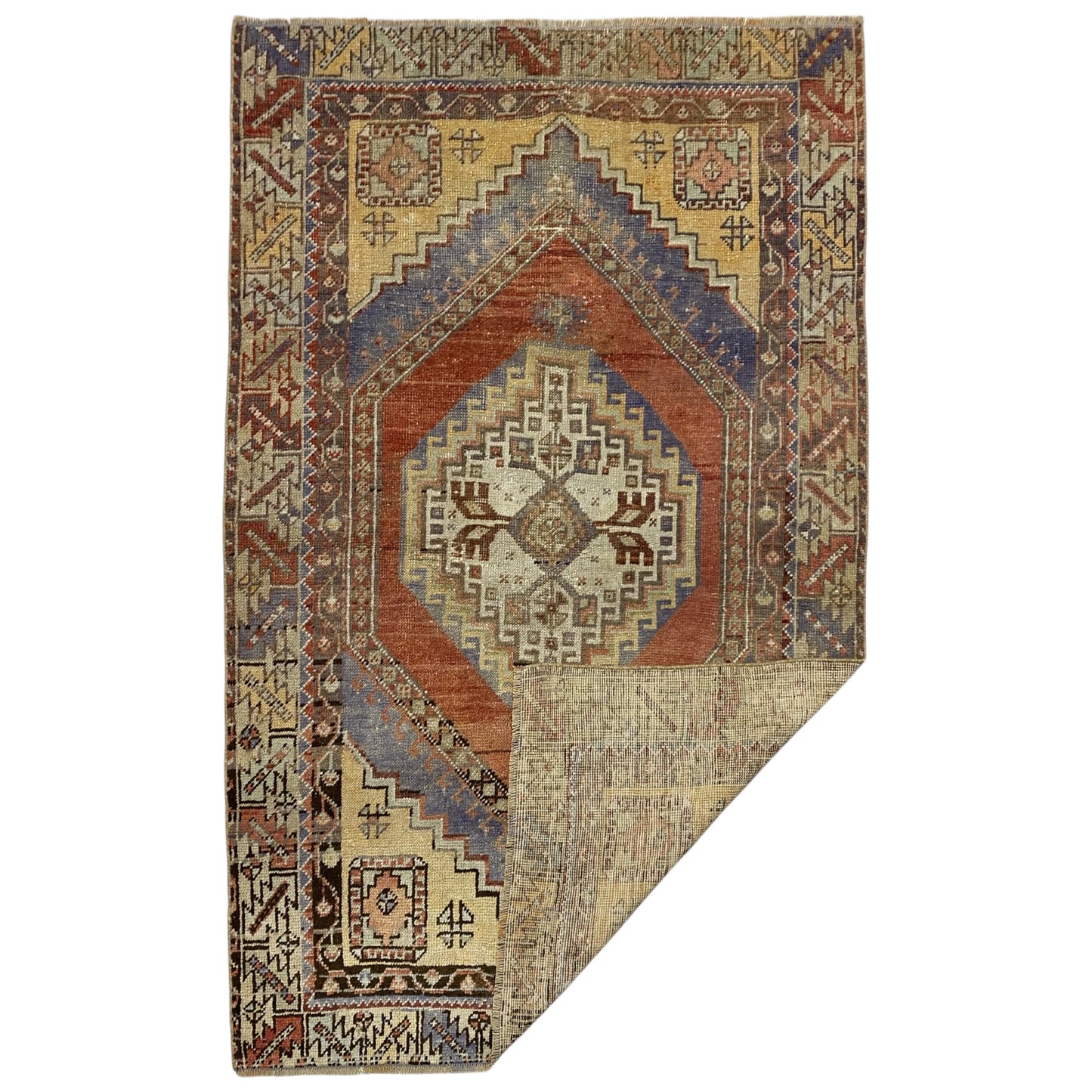 Vintage Turkish Oushak Rug - Kilim Art Gallery