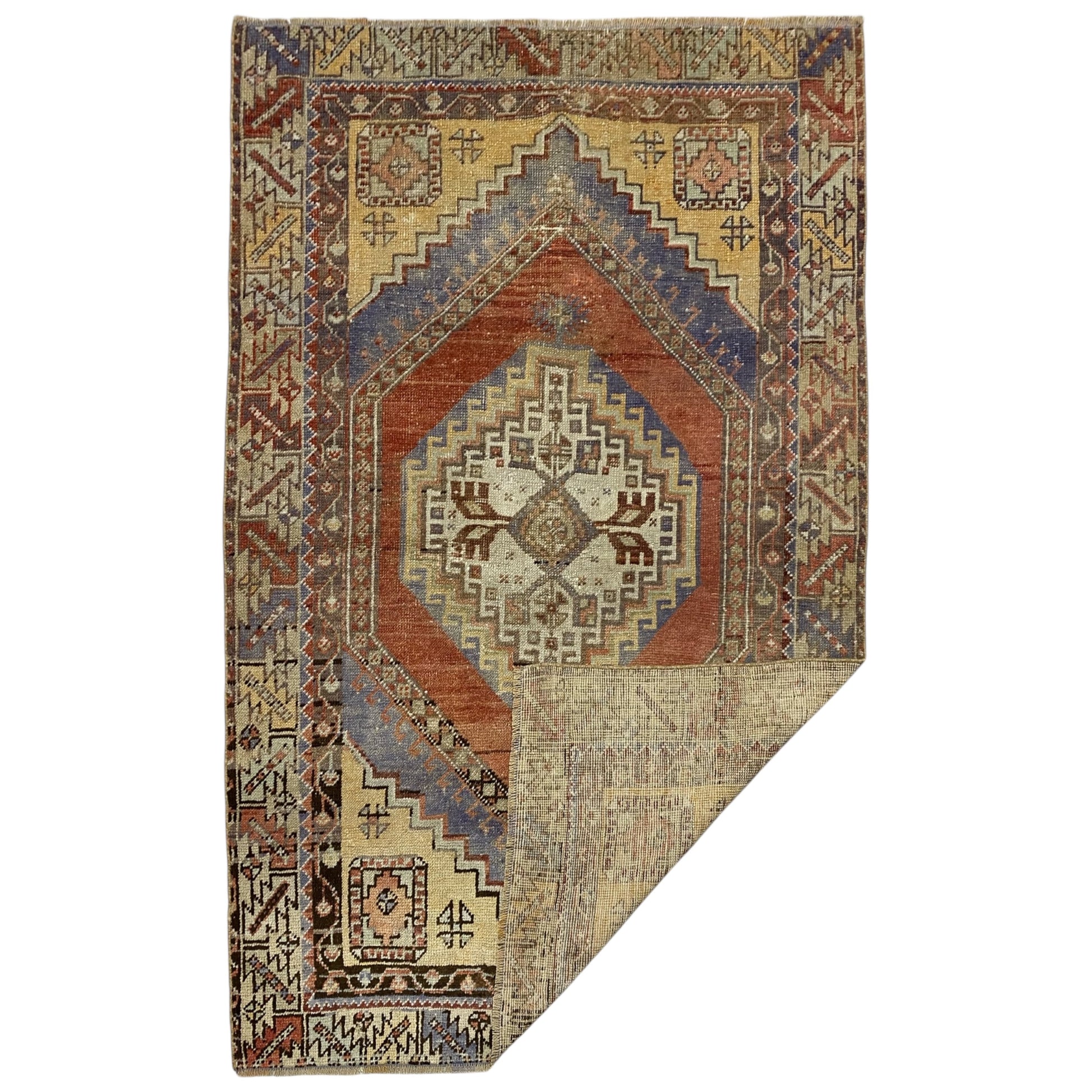 Vintage Turkish Oushak Rug - Kilim Art Gallery