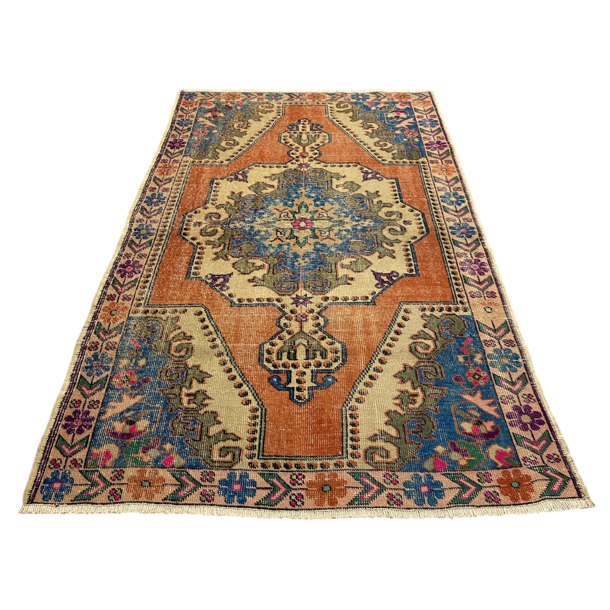 Vintage Turkish Oushak Rug - Kilim Art Gallery