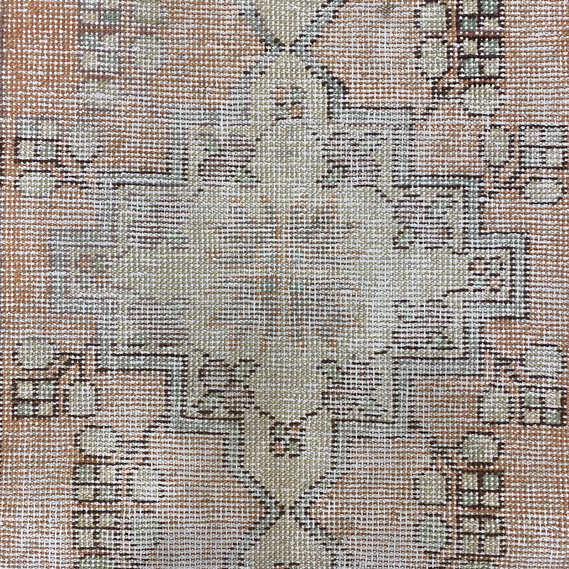 Vintage Turkish Oushak Runner Rug