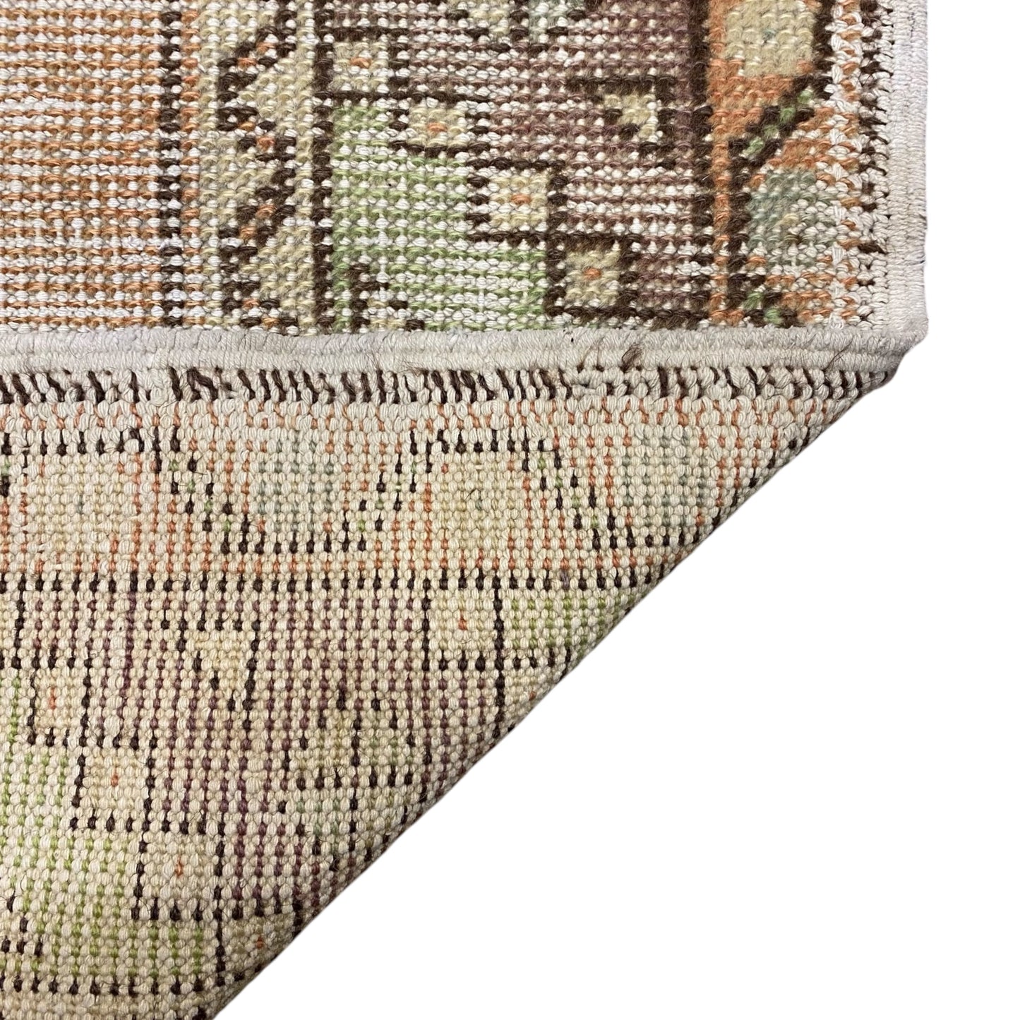 Vintage Turkish Oushak Runner Rug - Kilim Art Gallery