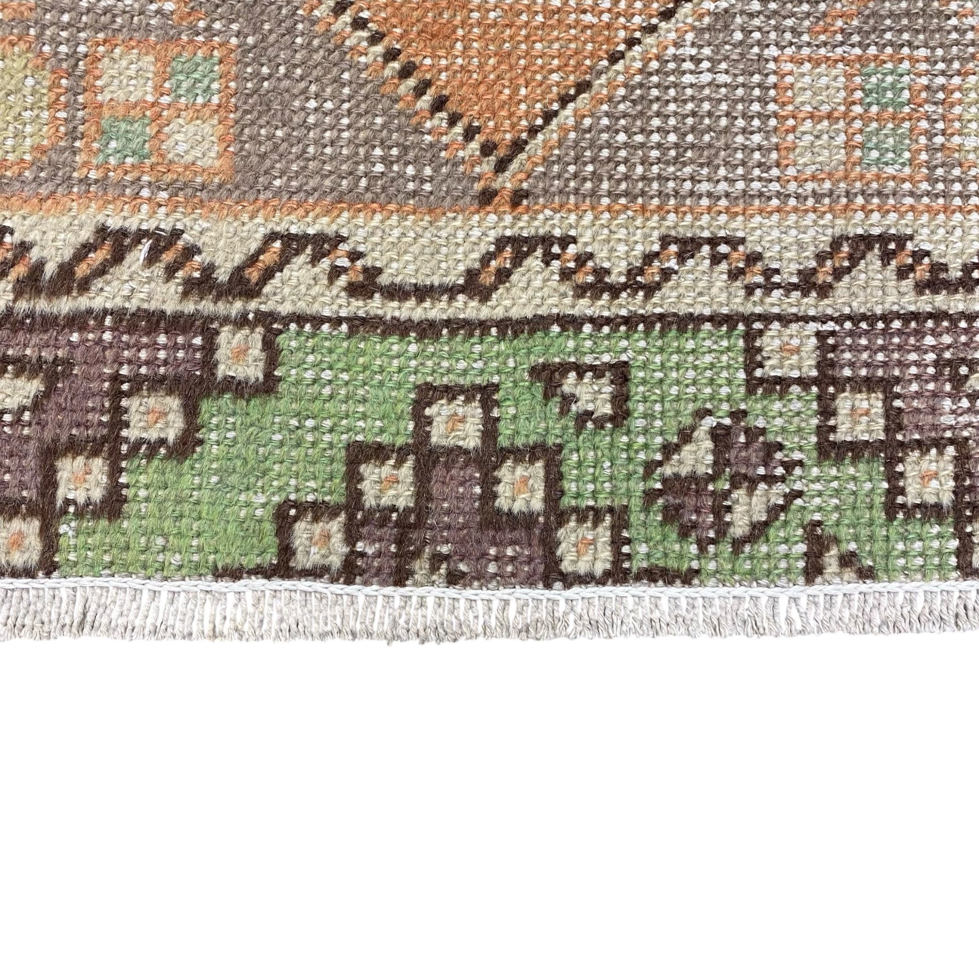 Vintage Turkish Oushak Runner Rug - Kilim Art Gallery