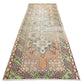 Vintage Turkish Oushak Runner Rug