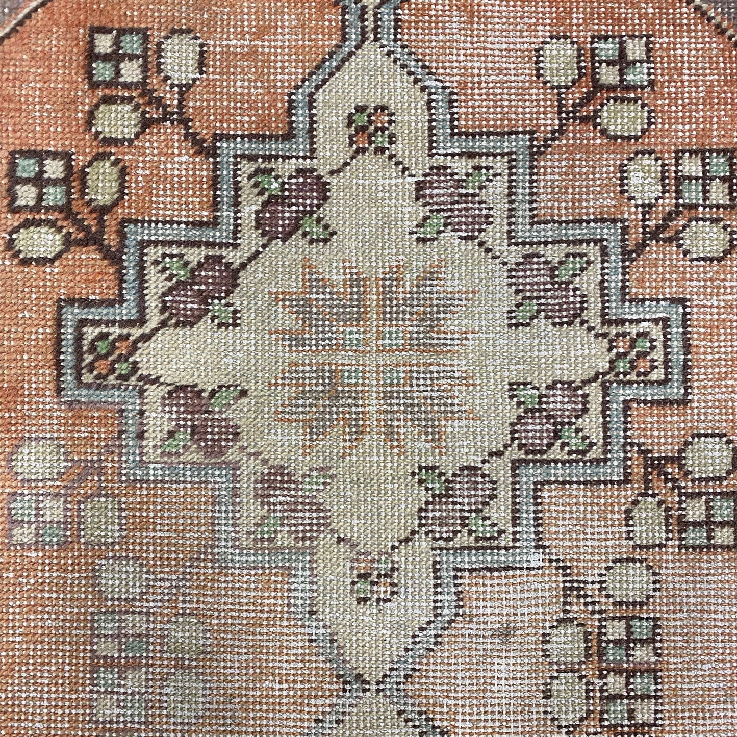 Vintage Turkish Oushak Runner Rug - Kilim Art Gallery