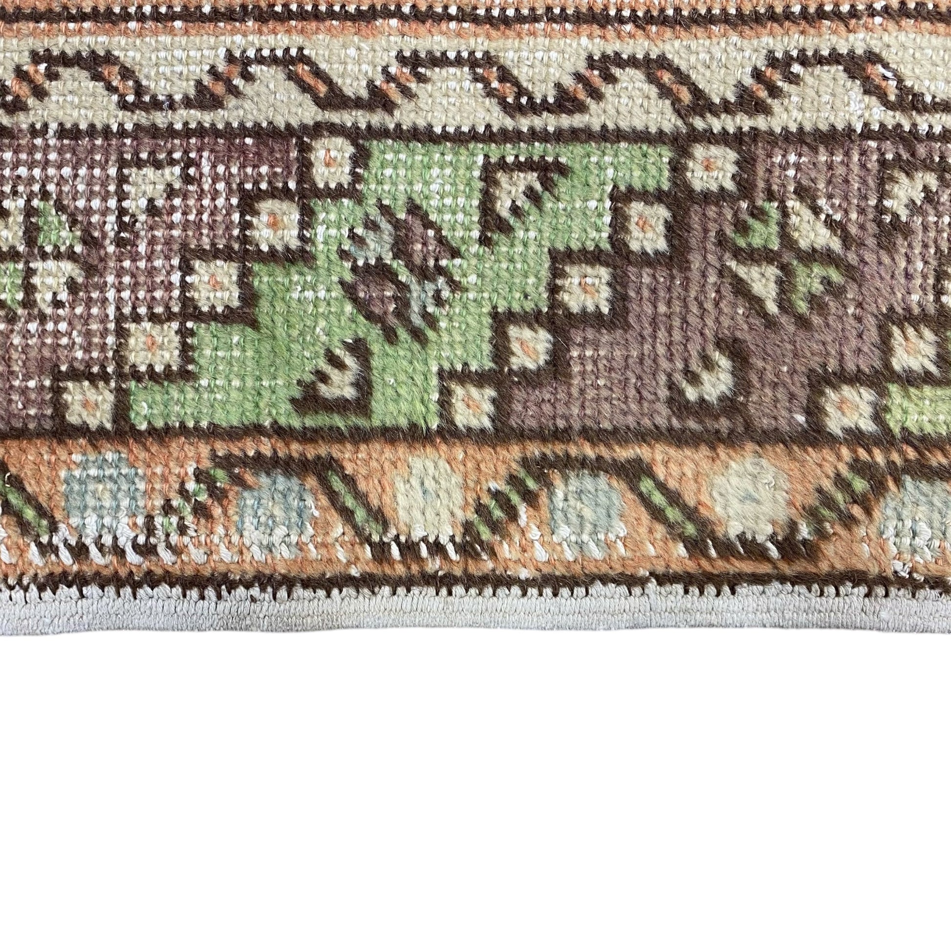 Vintage Turkish Oushak Runner Rug - Kilim Art Gallery