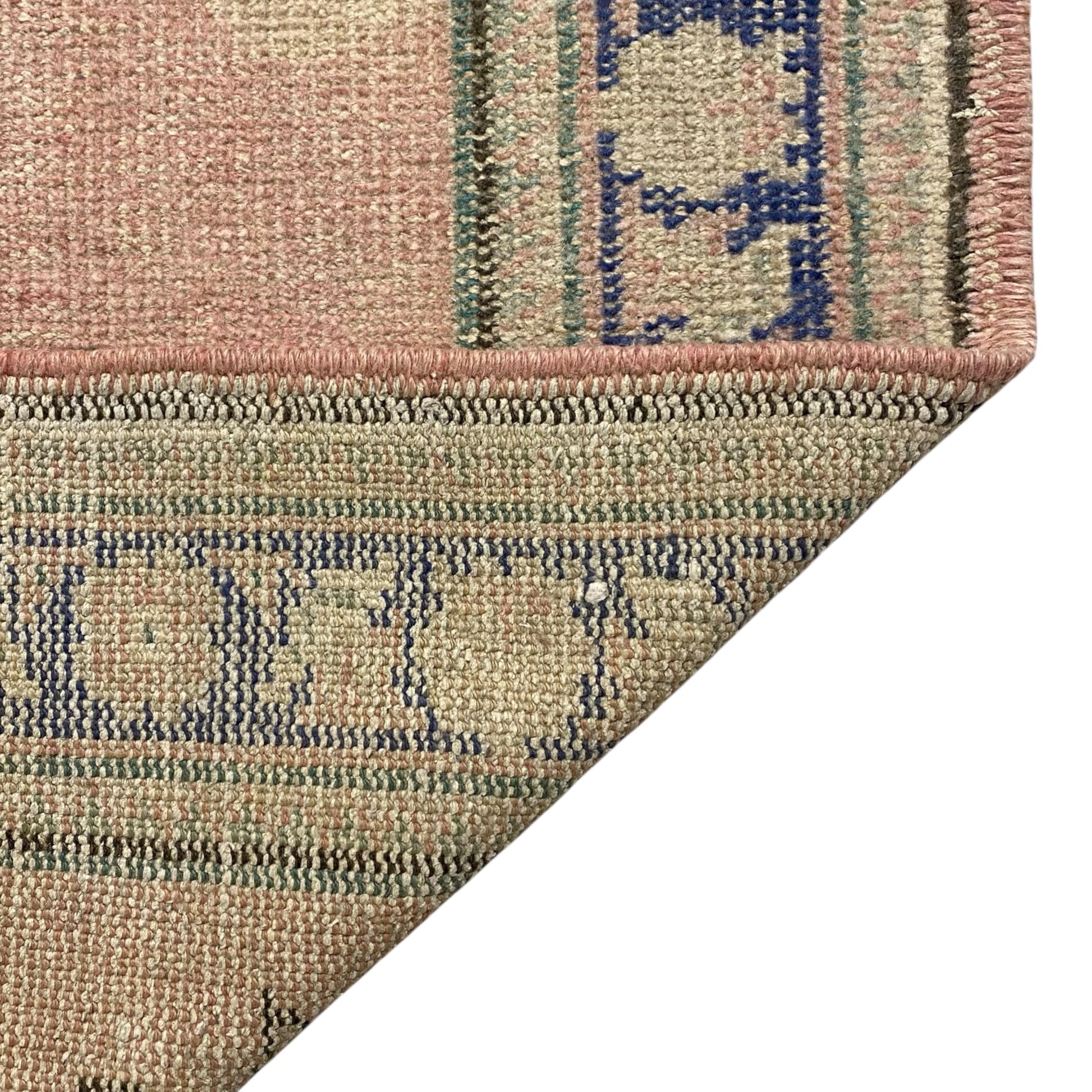 Vintage Turkish Oushak Runner Rug - Kilim Art Gallery