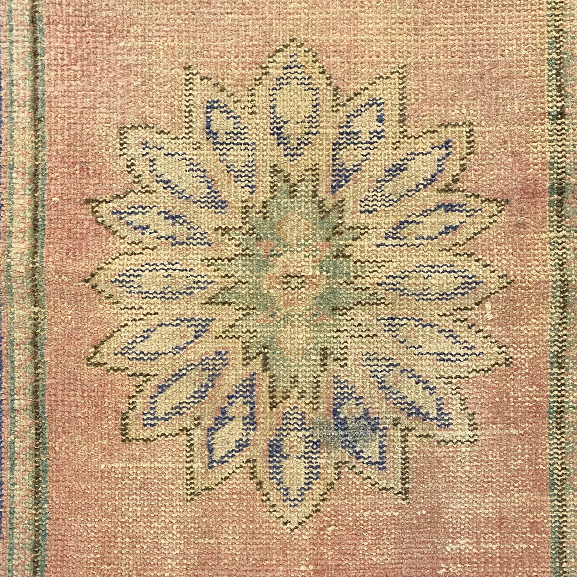 Vintage Turkish Oushak Runner Rug - Kilim Art Gallery