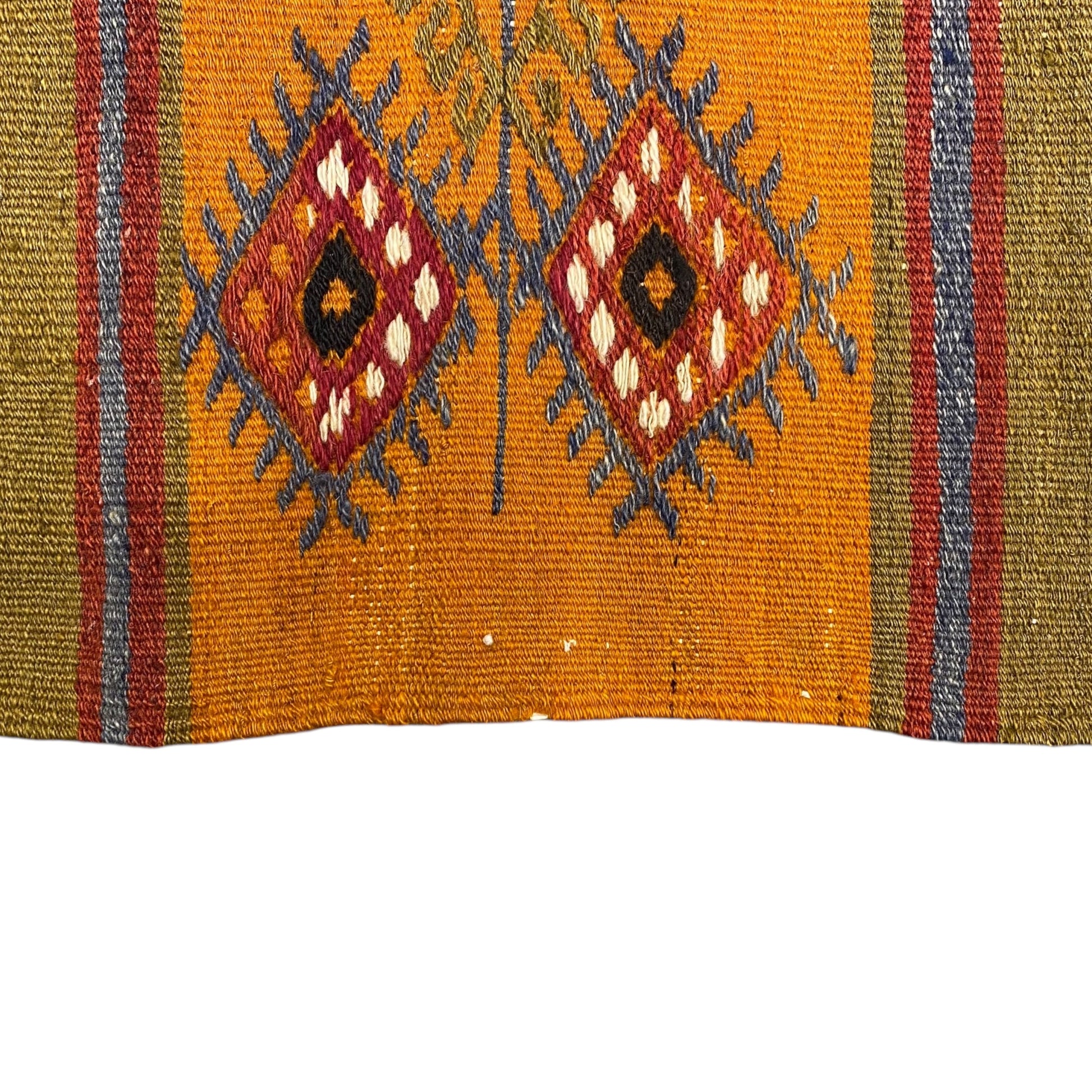 Vintage Turkish Sivas Lambali Kelim Rug - Kilim Art Gallery