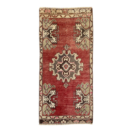Vintage Turkish Small Rug - Kilim Art Gallery