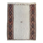 White Minimalist Kilim Rug Sofra - Kilim Art Gallery