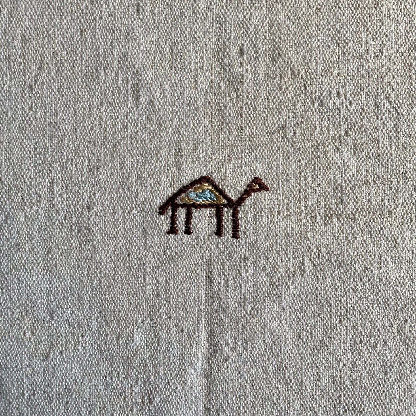 White Minimalist Kilim Rug Sofra - Kilim Art Gallery