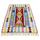 Wool Turkish Kayseri Kilim Rug - Kilim Art Gallery