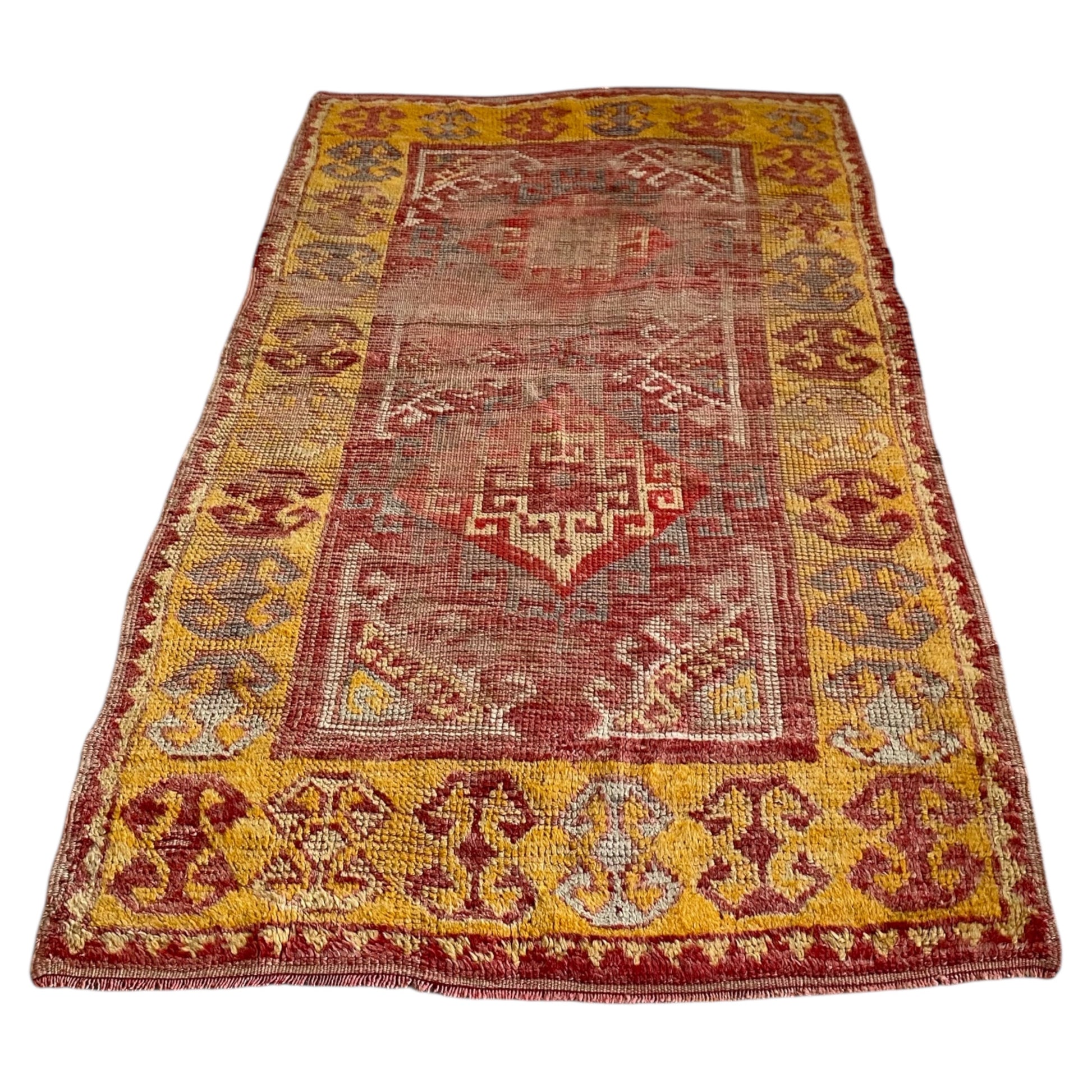 Yellow Konya / Cappadocia Carpet Rug - Kilim Art Gallery