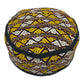 Yellow White Embroidered Tribal Turkmen Hat - Kilim Art Gallery