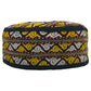 Yellow White Embroidered Tribal Turkmen Hat - Kilim Art Gallery