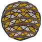 Yellow White Embroidered Tribal Turkmen Hat - Kilim Art Gallery