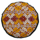 Yellow White Red Turkmen Amu Derya Hat - Kilim Art Gallery