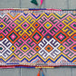 Colorful Pink Yellow Cicim/Jijim Kilim Yastik Rug