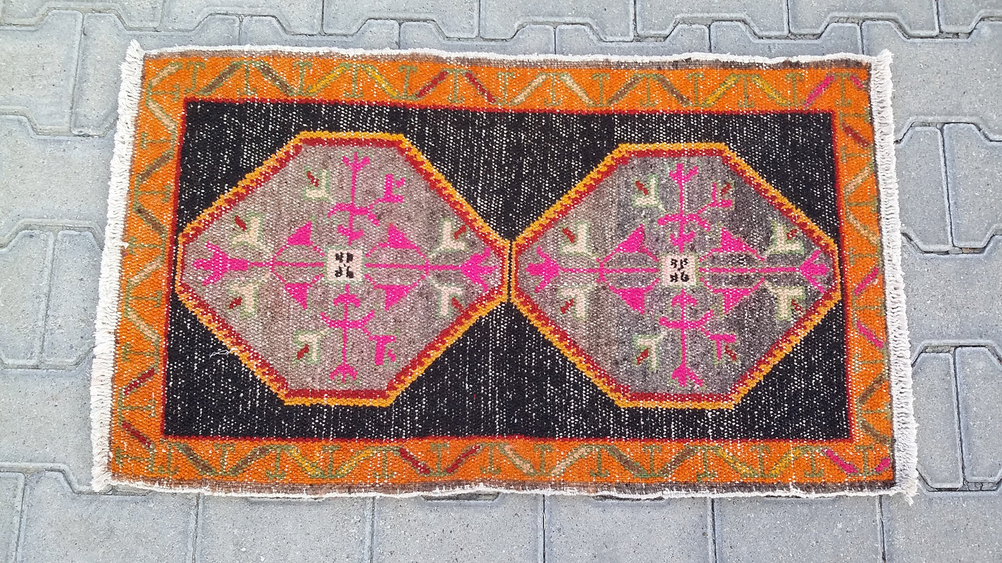 East Anatolian Tribal Small Carpet Rug