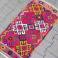 Pink Boho Small Turkish Nomadic Kilim Rug