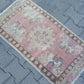 Vintage Small Turkish Kirsehir Carpet Yastik Rug