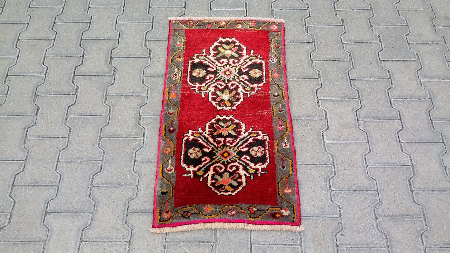 Turkish Tribal Nomadic Small Rug Carpet