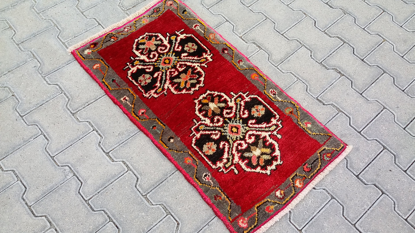 Turkish Tribal Nomadic Small Rug Carpet