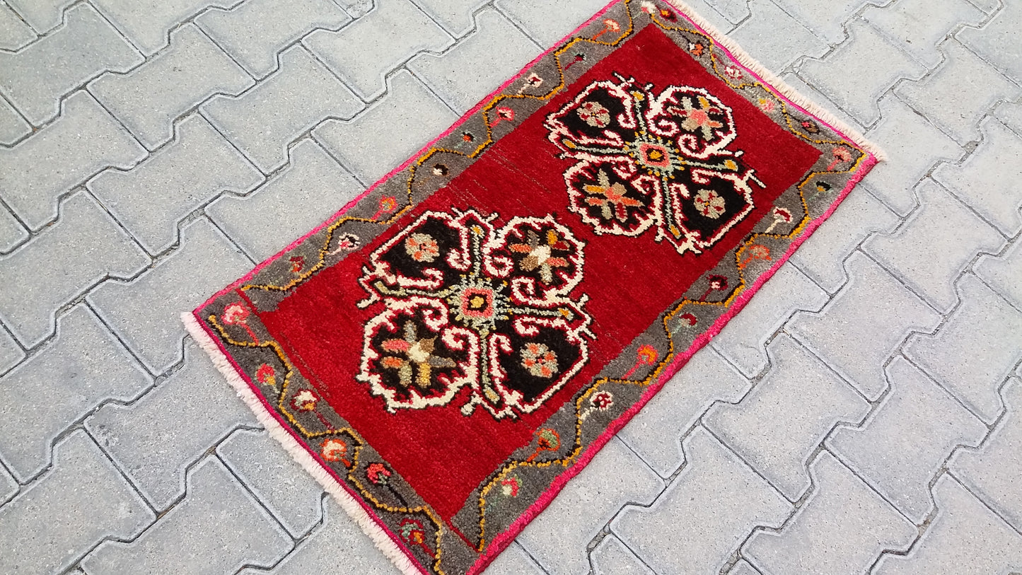 Turkish Tribal Nomadic Small Rug Carpet