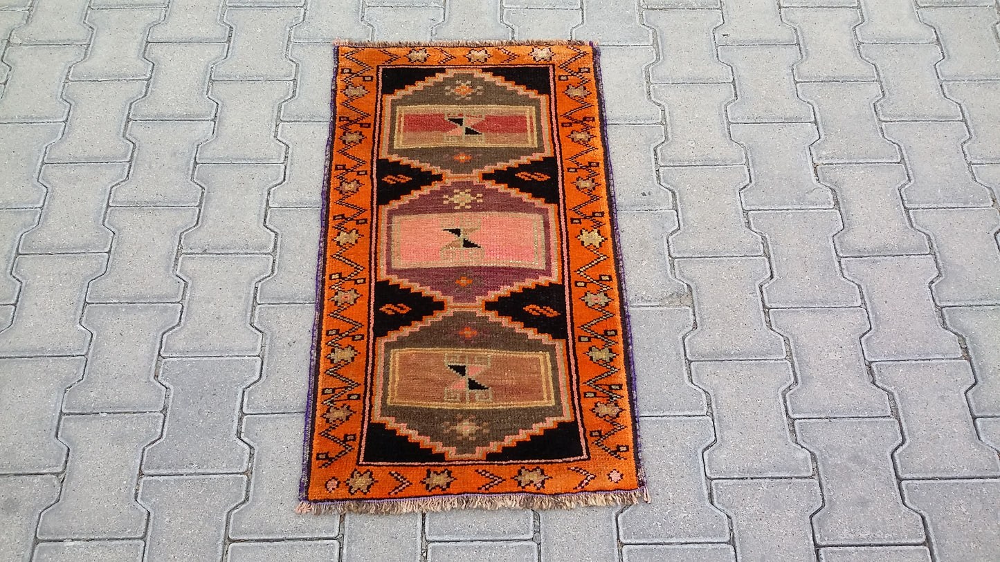 Collectable East Anatolian Small Rug Carpet