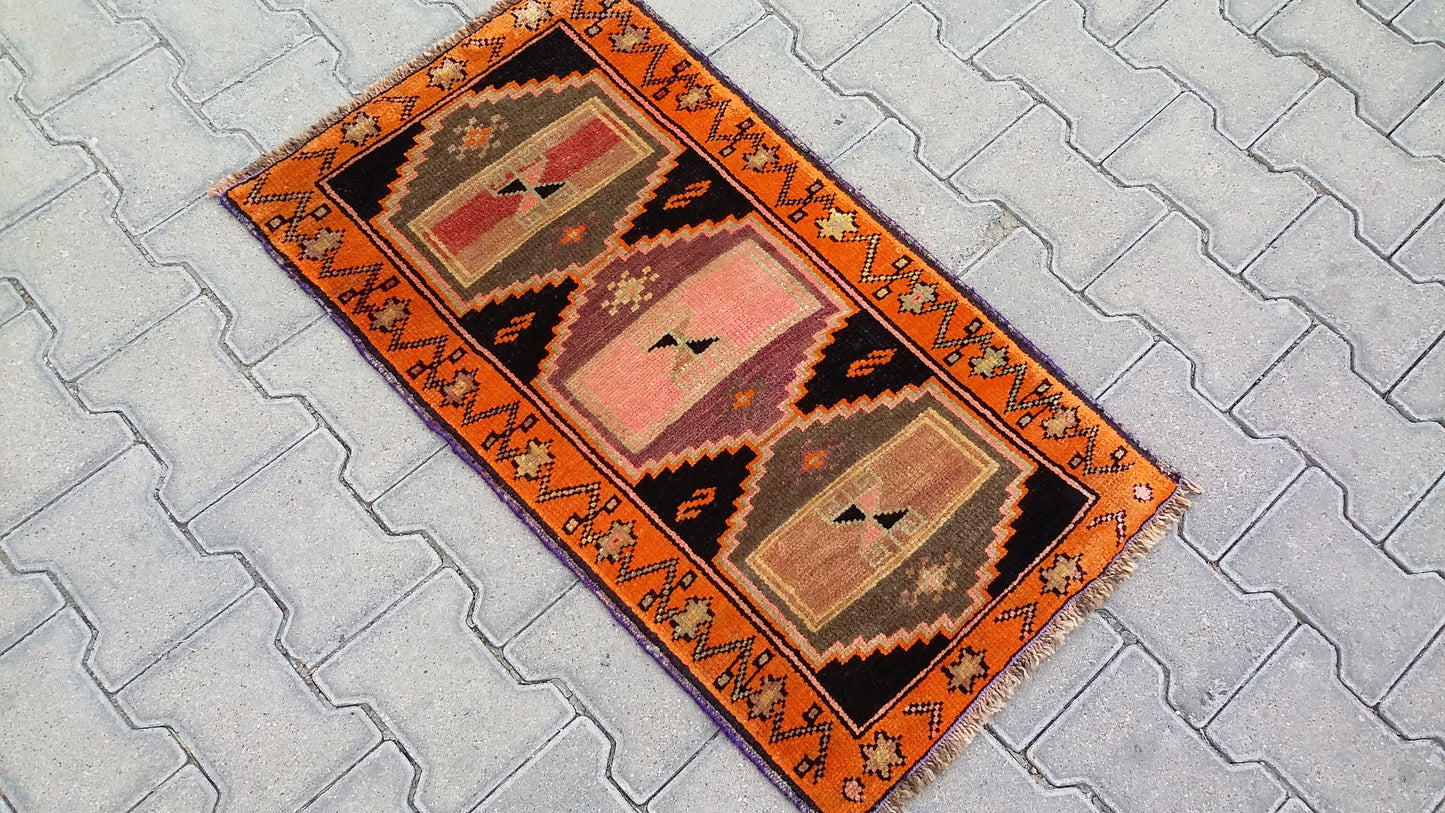 Collectable East Anatolian Small Rug Carpet