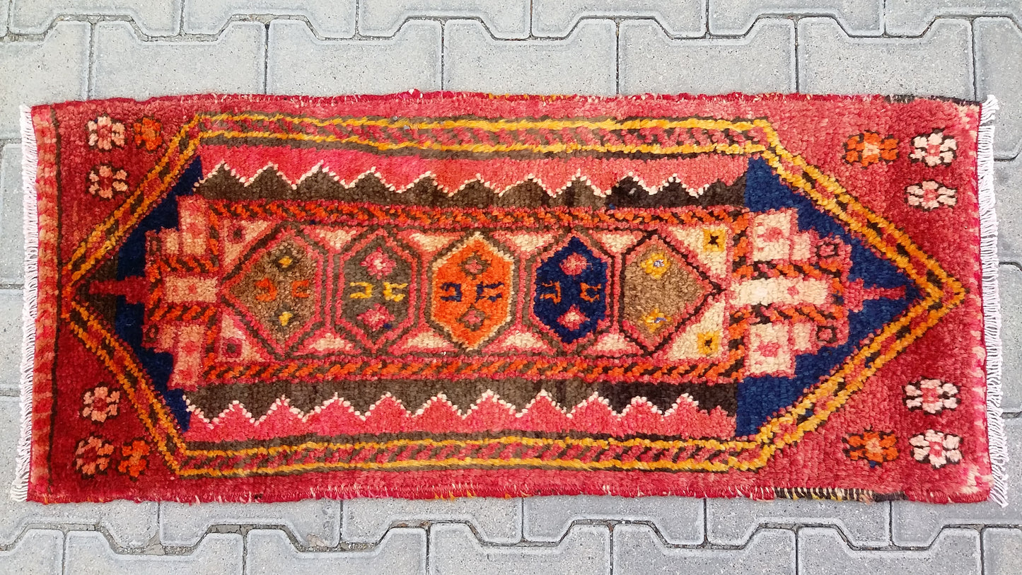 Tribal small runner rug