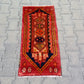 Alfombra de pasillo pequeña tribal