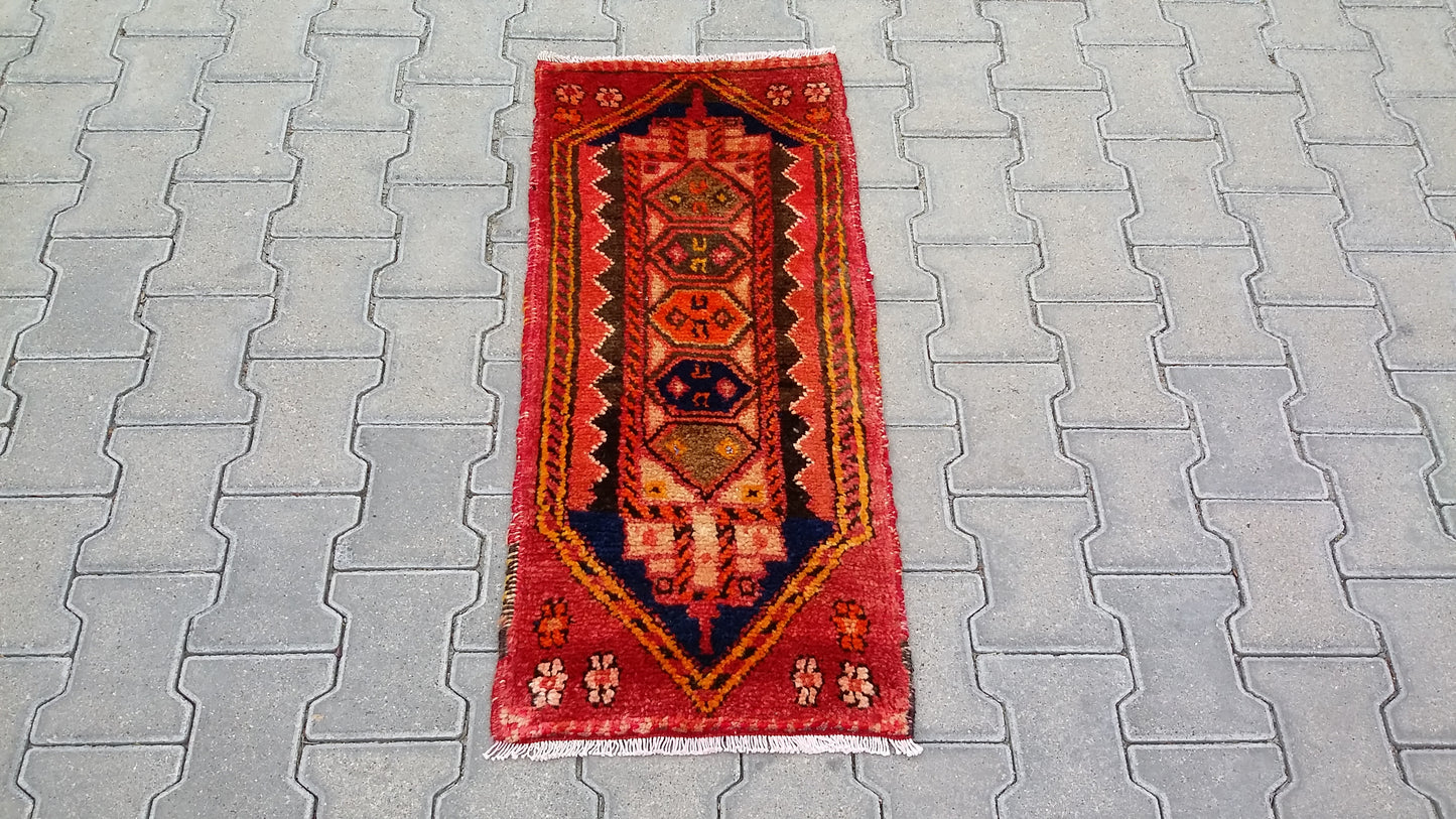 Tribal small runner rug