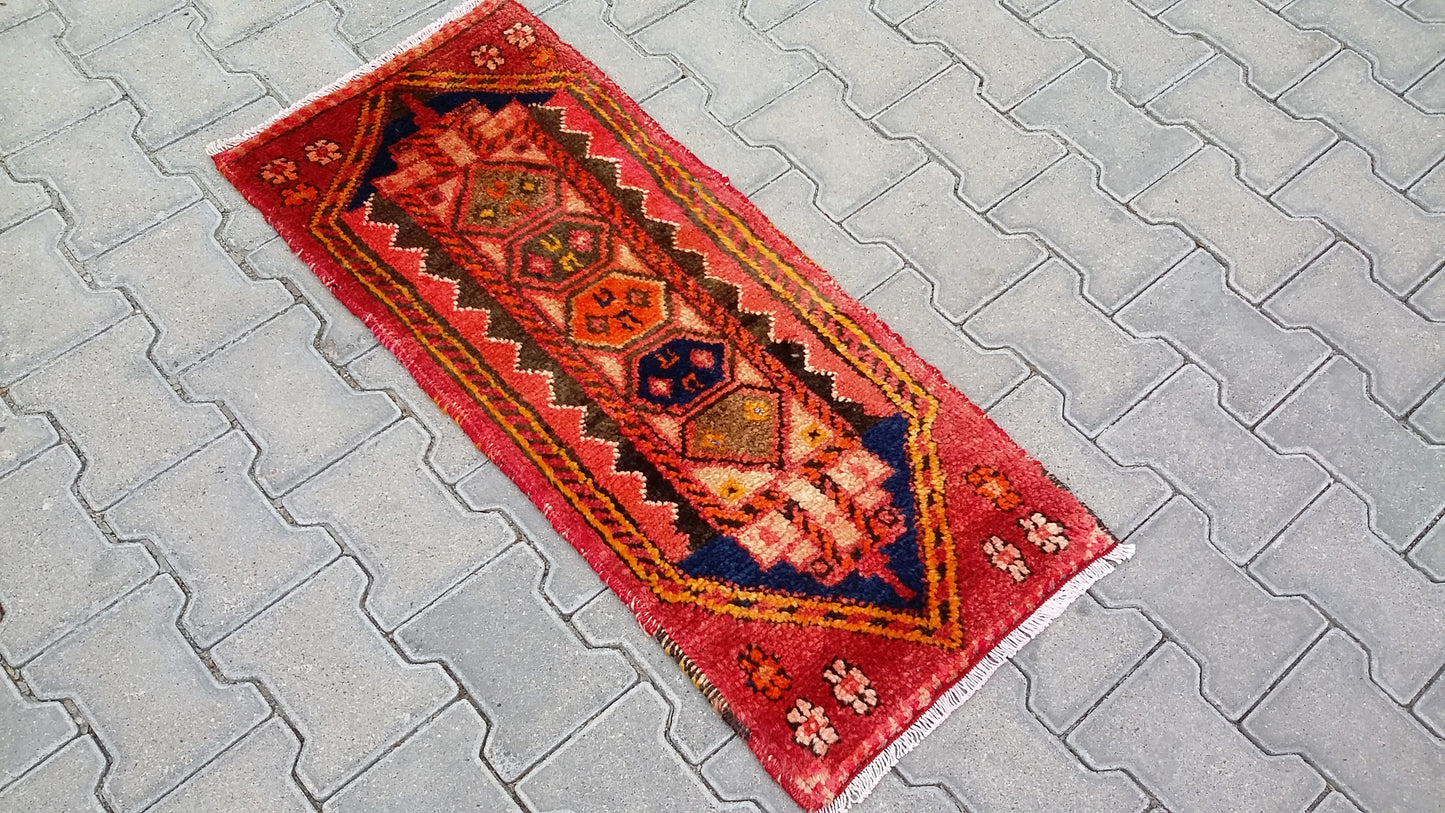 Tribal small runner rug