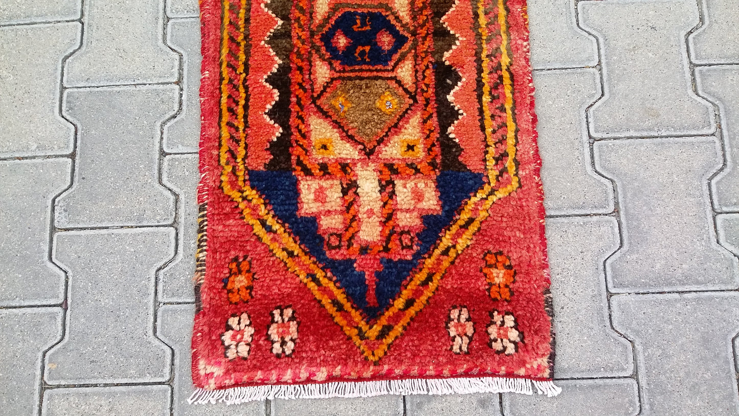 Tribal small runner rug