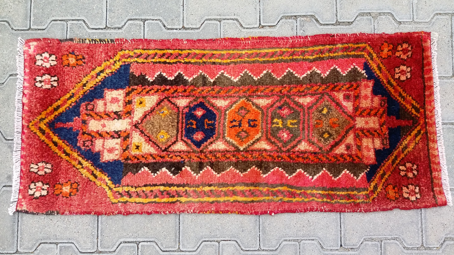 Tribal small runner rug