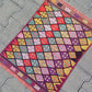 Small Colorful Boho Cicim Kilim Rug