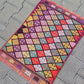 Small Colorful Boho Cicim Kilim Rug