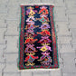 Colorful Small Tribal Carpet Yastik Rug