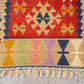 Red Color Handmade Turkish Kayseri Gomurgen Kilim
