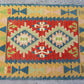 Small Turkish Kilim Rug Doormat Bathmat