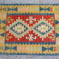 Small Turkish Kilim Rug Doormat Bathmat