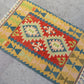 Small Turkish Kilim Rug Doormat Bathmat