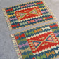 Pair of Twin Turkish Kilim Rugs