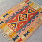 Pastel Color Pink Kilim Rug