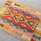 Pastel Color Pink Kilim Rug