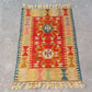 Small Wool Nomadic Kelim Rug
