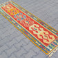 Narrow Turkish Kilim Runner Rug