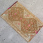 Dated Small Tribal Muted Rug Doormat