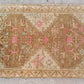 Dated Small Tribal Muted Rug Doormat